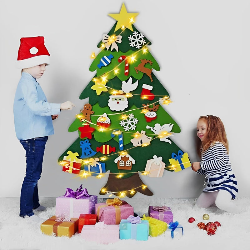 Árbol de Navidad de bricolaje para niños